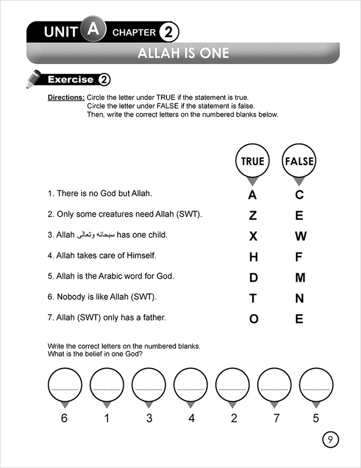 I Love Islam Workbook: Level 1 (New Version)