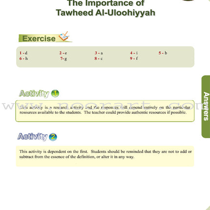 ICO Islamic Studies Teacher's Manual: Grade 8, Part 1