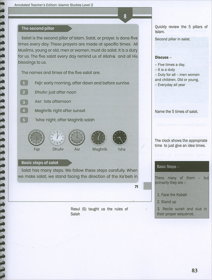 Weekend Learning Islamic Studies Teacher's Manual : Level 2 (New Edition)