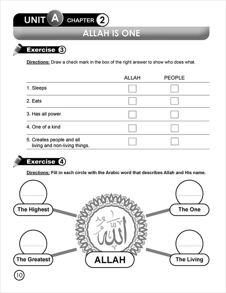 I Love Islam Workbook: Level 1 (New Version)