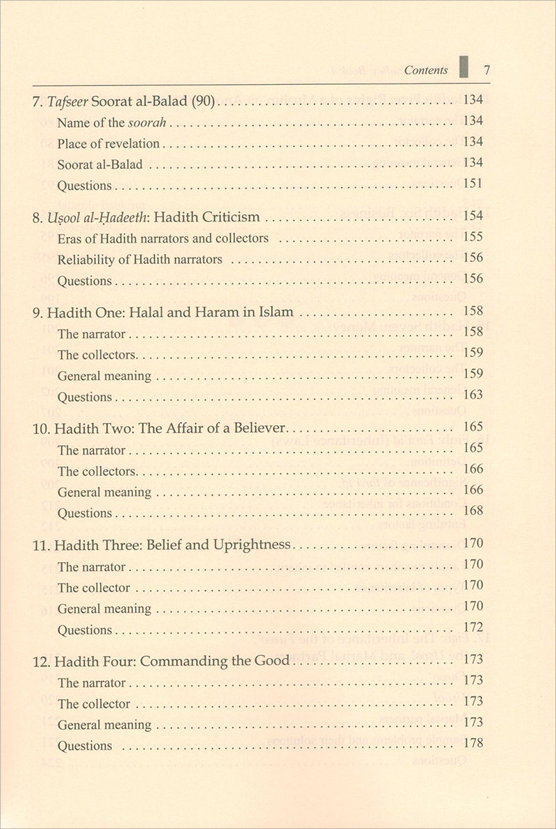 Islamic Studies: Book 4