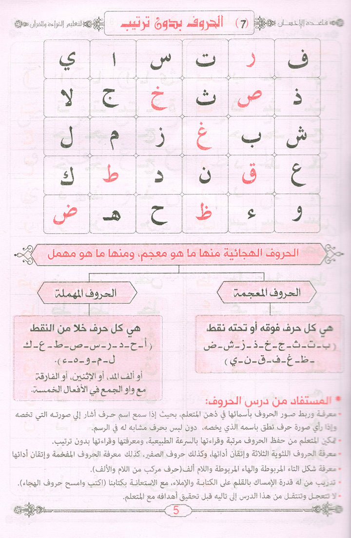 Easy Quran Reading with Baghdadi Primer معلم القراءة العربية مع قاعدة بغدادية
