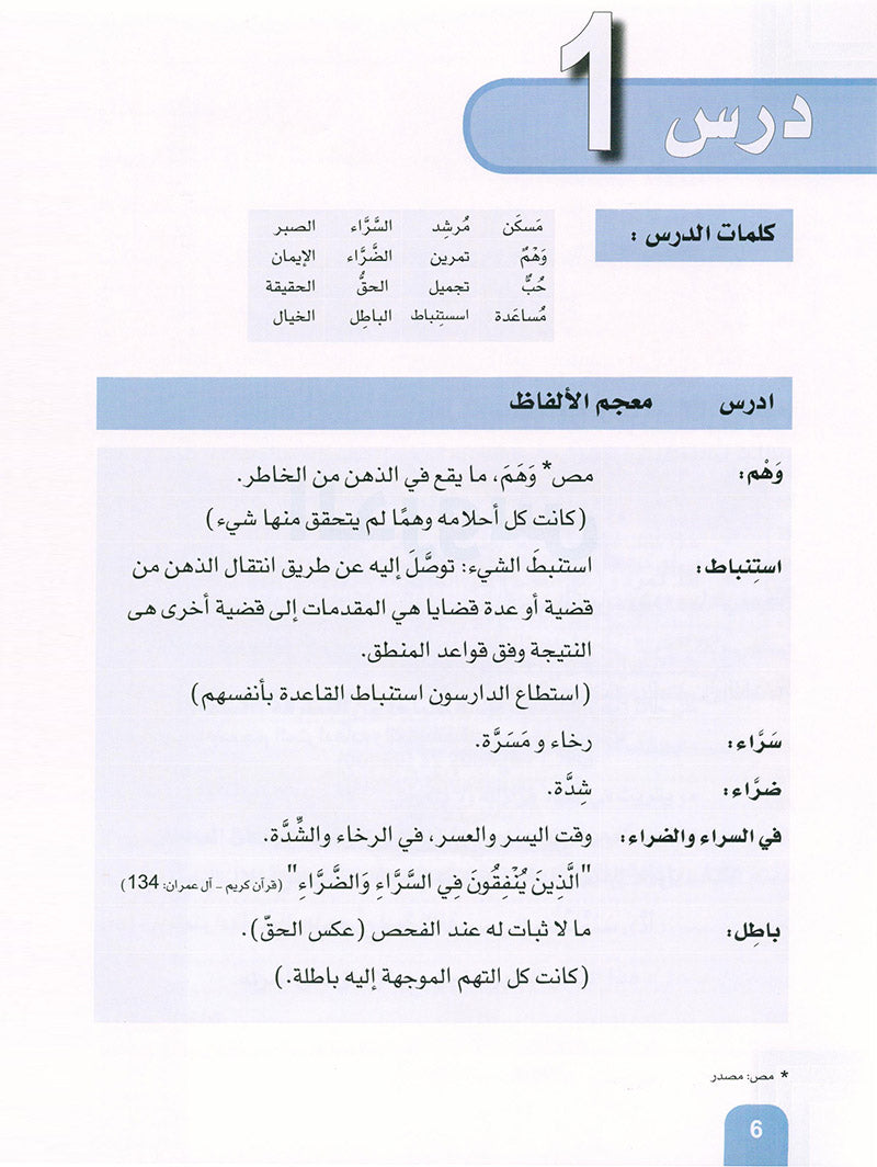 Arabic is the Language of Tomorrow - Vocabulary Development: Part 1 العربية لغة الغد : تنمية المفردات الجزء الأول