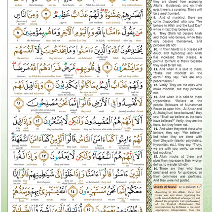 Al-Quran Al-Karim The Noble Quran Green-Medium size B5 (25x17.5 cm) |Maqdis Quran