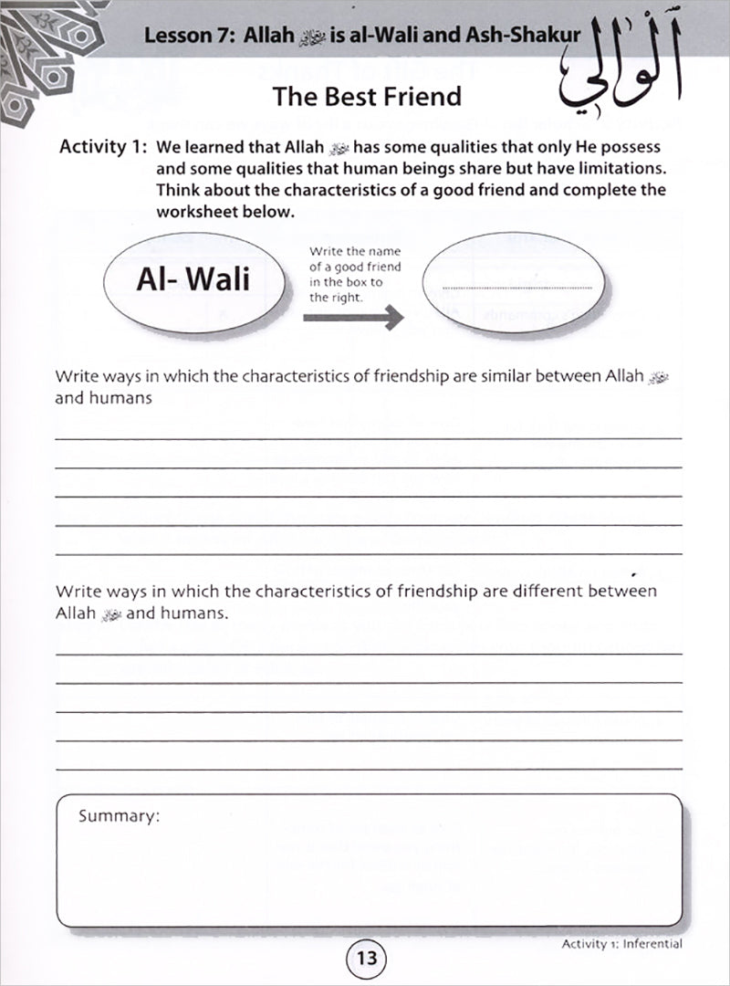 We Are Muslims Workbook: Grade 6