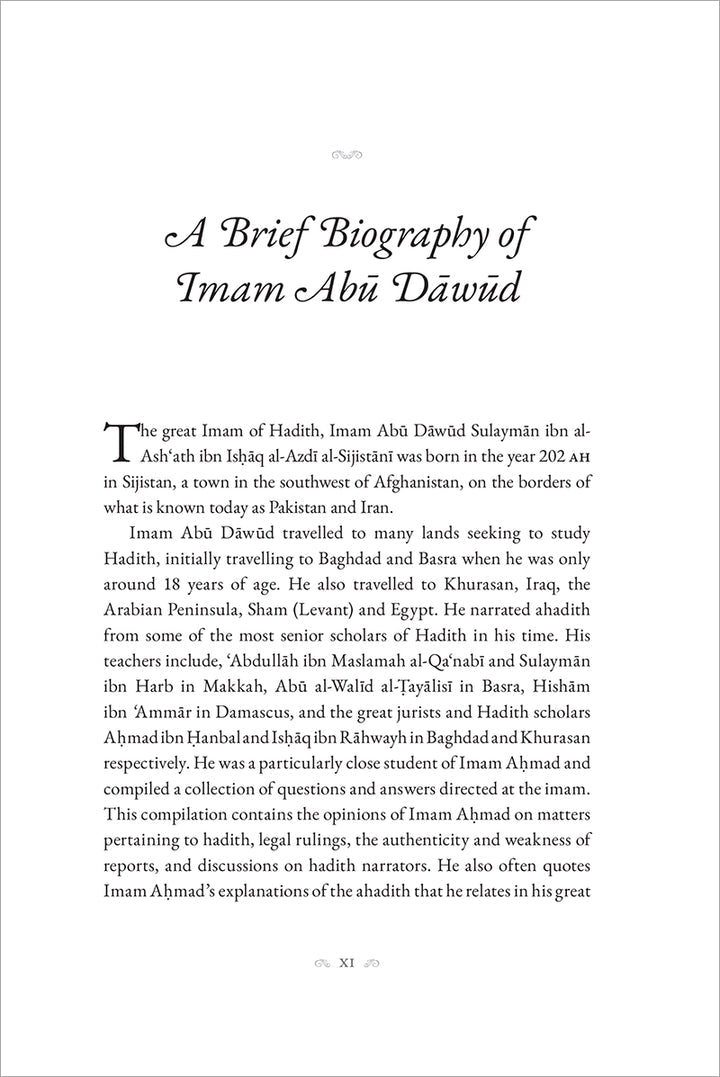 40 Hadith from Sunan Abu Dawud