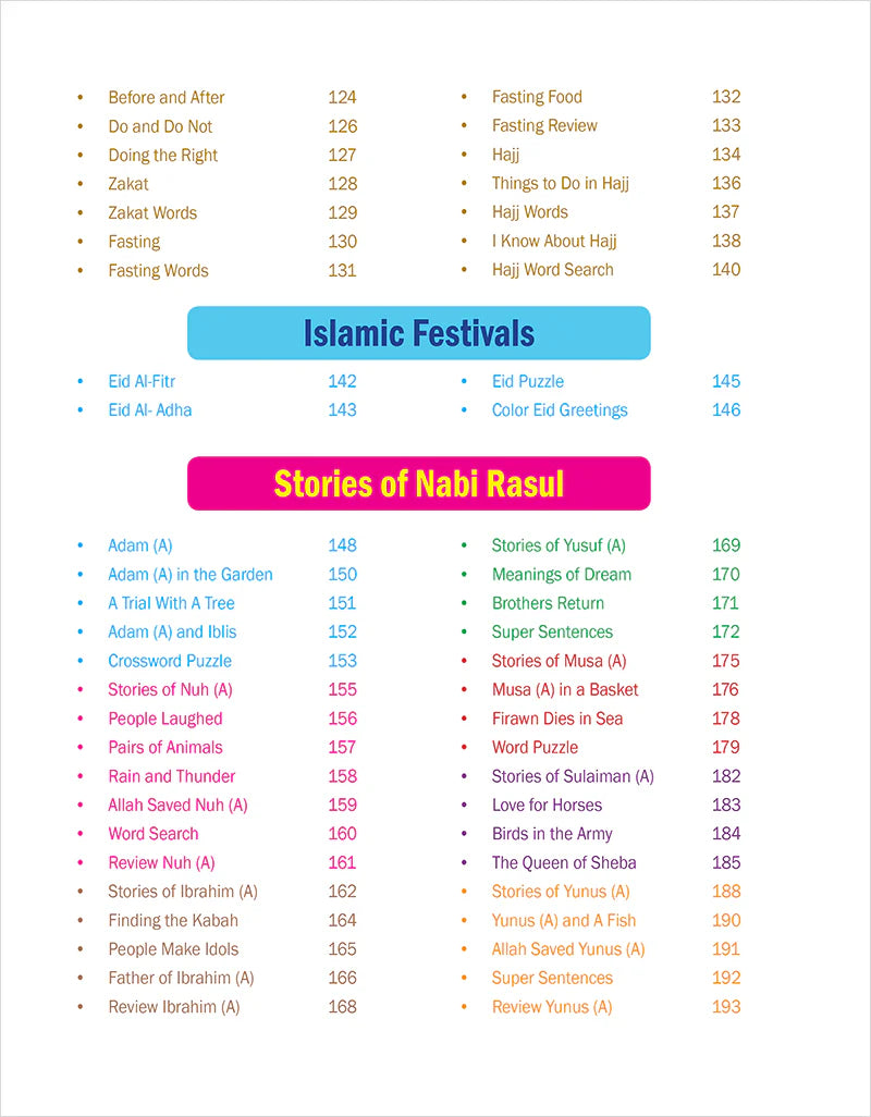 Weekend Learning Islamic Studies: Level K (Revised and Enlarged Edition)