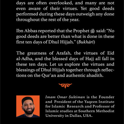 The Virtues of Dhul Hijjah
