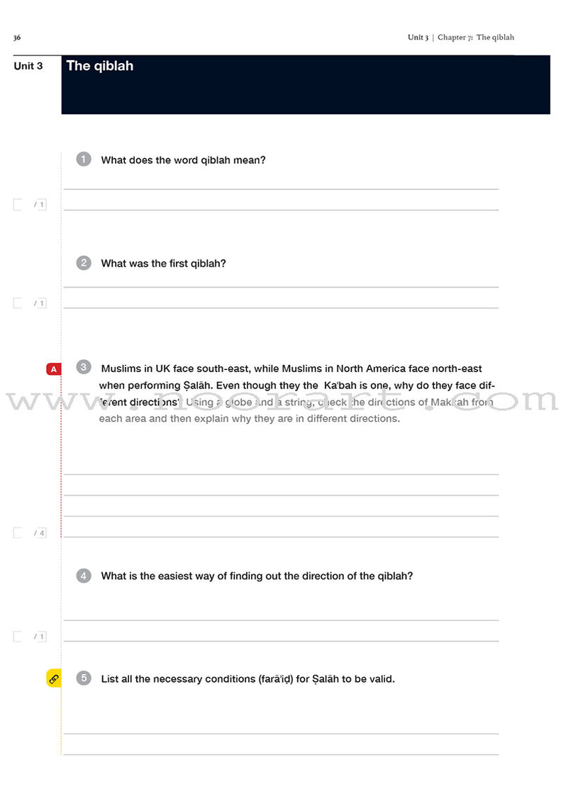 Safar Islamic Studies Workbook: Level 7