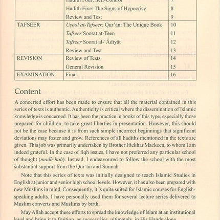Islamic Studies: Book 3