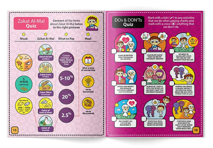 5 Pillars Activity Booklet Collection | 5 Islamic Activity Booklets for Kids