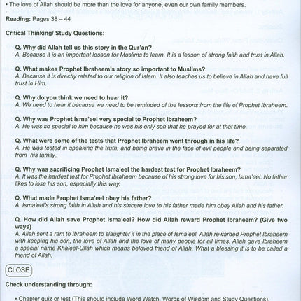 I Love Islam Teacher/Parent Guide: Level 3