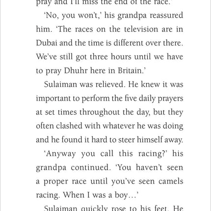 A Race to Prayer: Sulaiman's Rewarding Day
