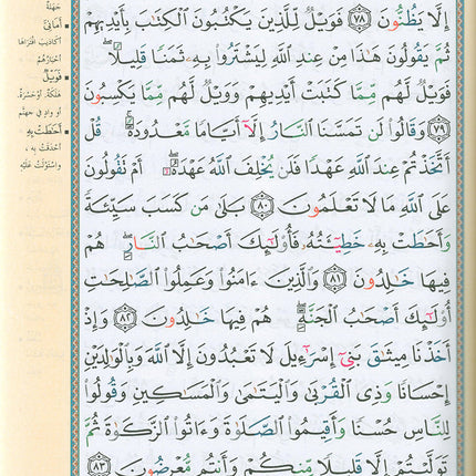 Tajweed Qur'an with QR Code (Whole Qur'an, Size: 7"x9.75", Colors May Vary) مصحف التجويد