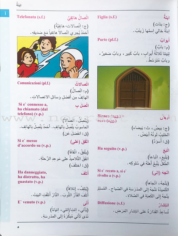 Arabic Italy Dictionary for Children القاموس العربي الإيطالي للاطفال