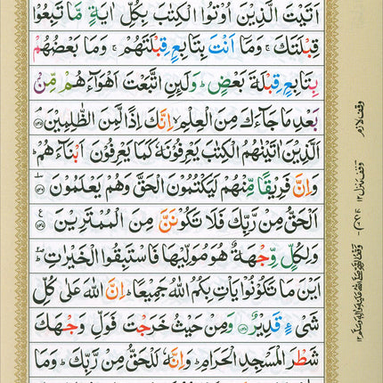 Color-Coded Panj Set Complete Quran in Six Volumes (with Color Manzils): Tajweed Rules in English & Urdu