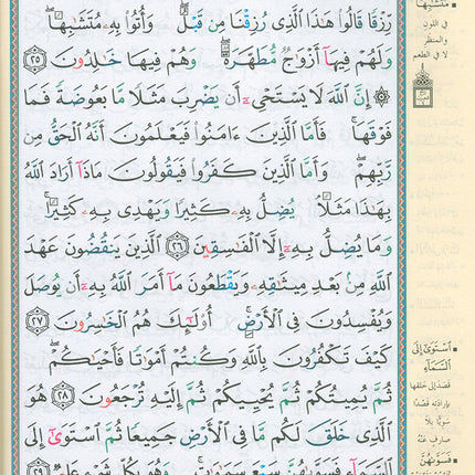 Tajweed Qur'an with QR Code (Whole Qur’an, Size: 5.5"x8") (Colors May Vary) مصحف التجويد