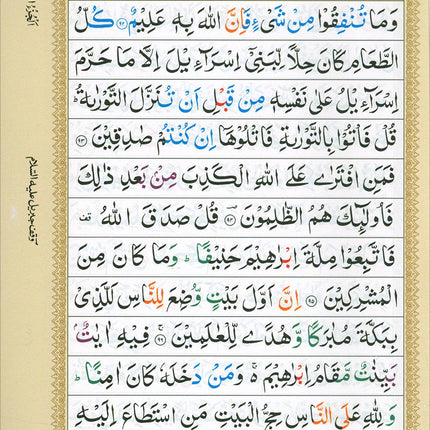Color-Coded Panj Set Complete Quran in Six Volumes (with Color Manzils): Tajweed Rules in English & Urdu