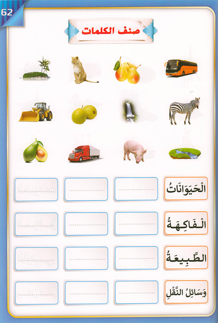 The Integrated Establishment: Alphabet Picture Dictionary Book, Level 5 التأسيس المتكامل: كتاب معجم صور الحروف