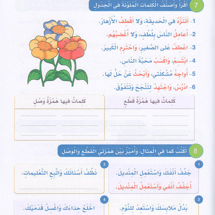 Arabic Sanabel Handwriting Skills Level 5 سنابل المهارات الكتابية المستوى الخامس