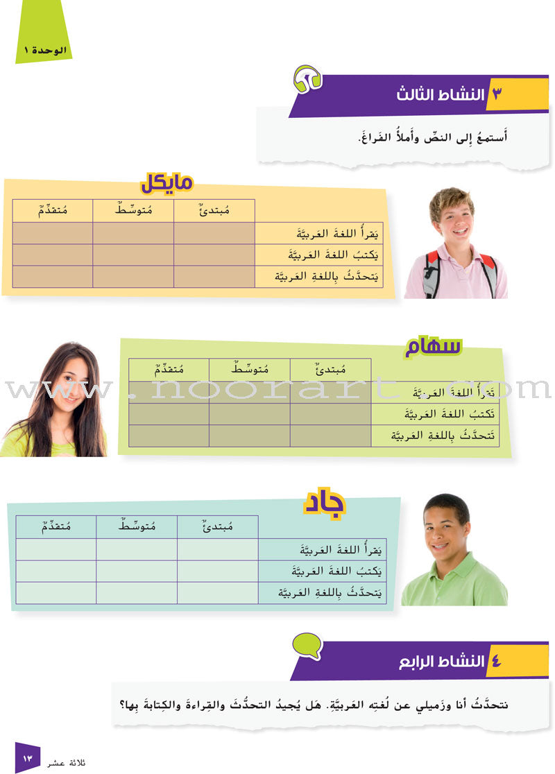 Ya Hala Arabic For Non Native Speaker Textbook and Workbook : Level 2, Part 1 ياهلا