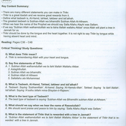 I Love Islam Teacher/Parent Guide: Level 3