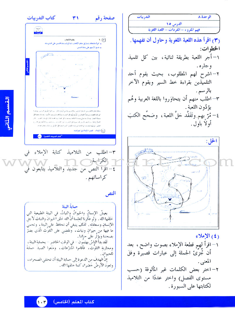 I Love Arabic Teacher Book: Level 5 (With Data CD)