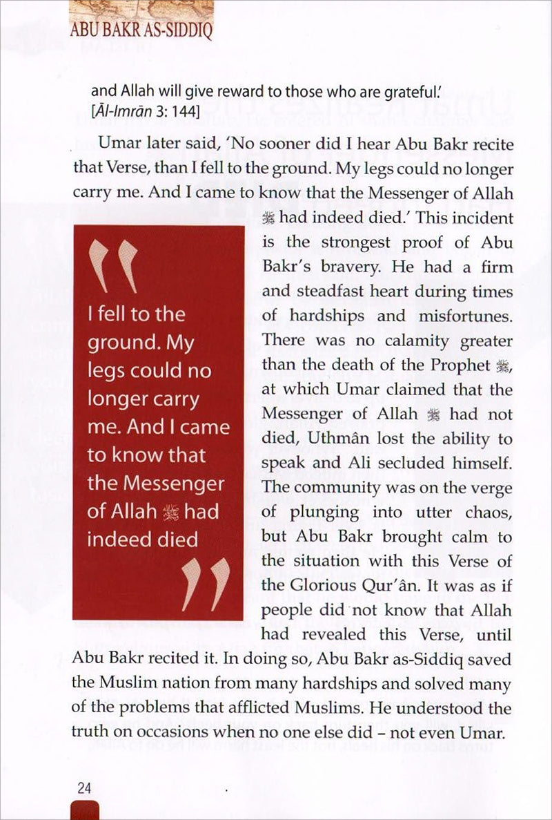 History of Islam - Abu Bakr as-Siddiq (R): Volume 1