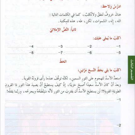 Arabic is the Language of Tomorrow for Non-Native Speakers: Workbook Level 6 العربية لغة الغد