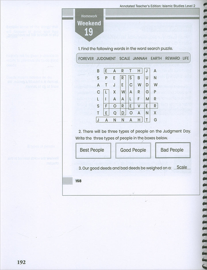 Weekend Learning Islamic Studies Teacher's Manual : Level 2 (New Edition)