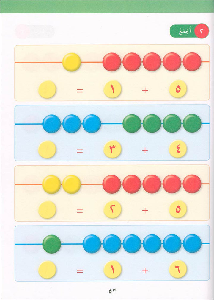 Sanabel Math : Level KG 1 سنابل الرياضيات