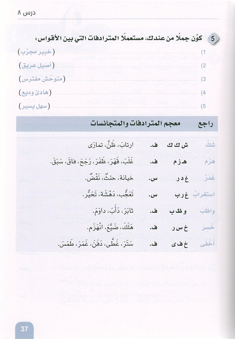 Arabic is the Language of Tomorrow - Vocabulary Development: Part 1 العربية لغة الغد : تنمية المفردات الجزء الأول