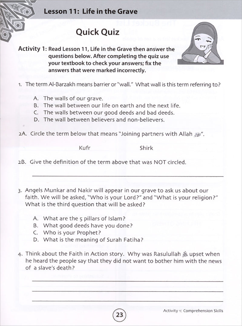 We Are Muslims Workbook: Grade 6