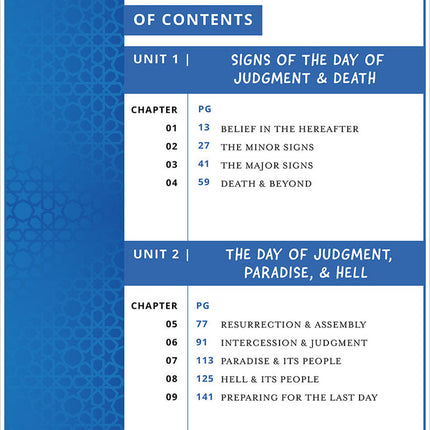 From Here to the Hereafter: The Day of Judgment as Described in the Qur'an & Sunnah