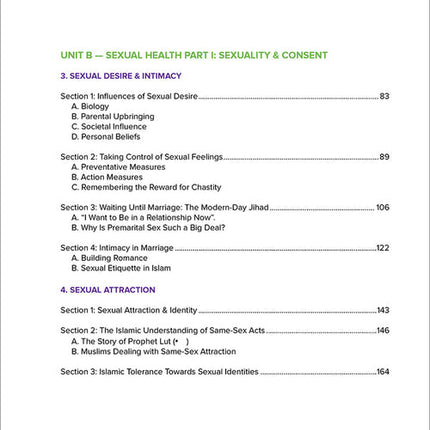 Health and Wellness - from an Islamic Perspective, Level 5