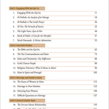 Weekend Learning Islamic Studies: Level 10