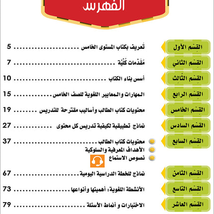 Noor Al-Arabiya Teacher Guide: Level 5 نور العربية