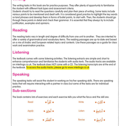 The Pre GCSE Arabic Companion – Colour Edition 9781916122932