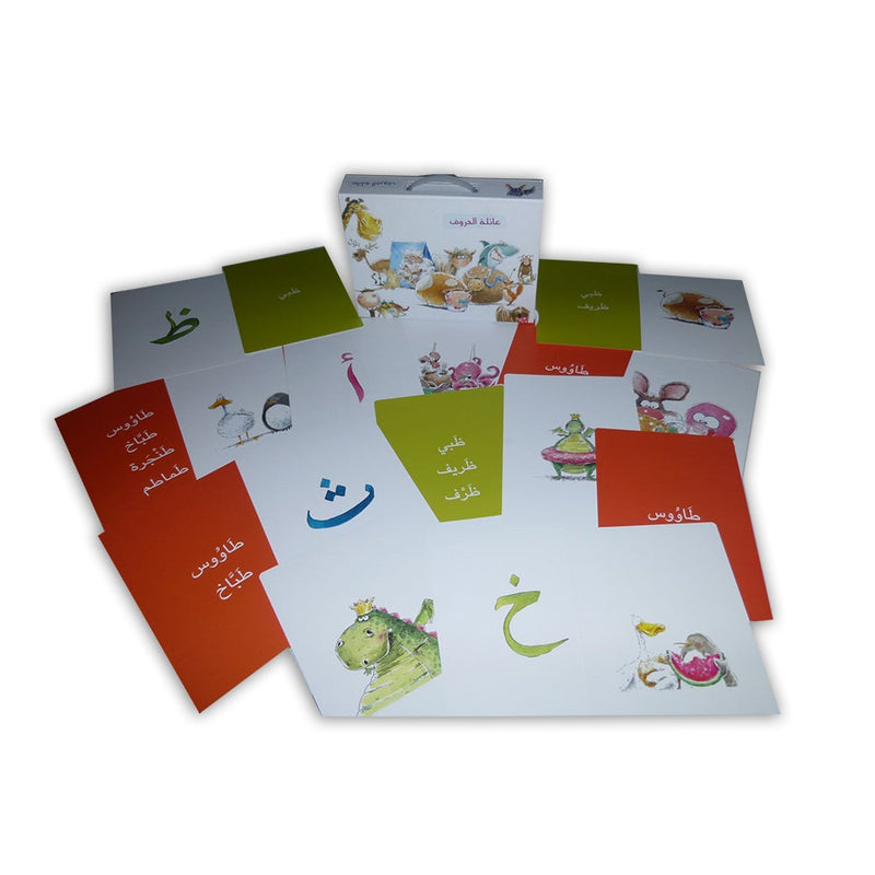 Alphabets Family Flashcards (with DVD) بطاقات عائلة الحروف