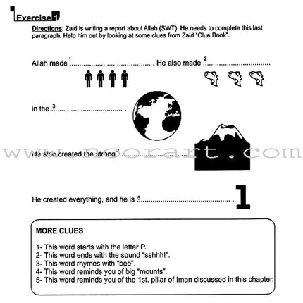 I Love Islam Worksheets/Workbook: Level 3