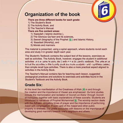 ICO Islamic Studies Textbook: Grade 6, Part 1 (With Access Code)