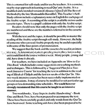 Easy Steps In Quran Reading Teacher's Self Study Manual