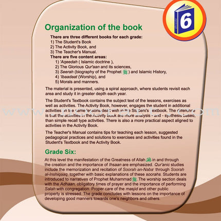ICO Islamic Studies Teacher's Manual: Grade 6, Part 1