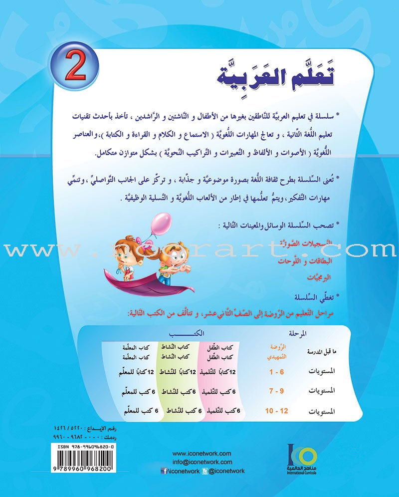 ICO Learn Arabic Textbook: Level 2 (Combined Edition,With Access Code) تعلم العربية