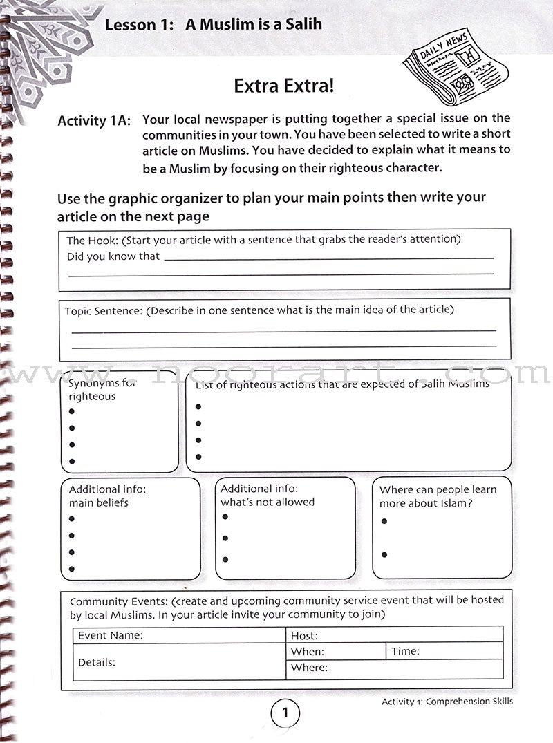 We Are Muslims Workbook: Grade 6