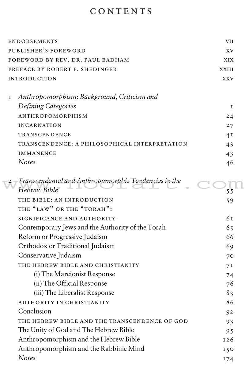 Anthropomorphic Depictions of God: The Concept of God in Judaic, Christian and Islamic Traditions