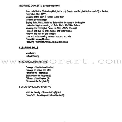 IQRA' Kindergarten Curriculum - Sirah of Rasulullah: Volume 2 (Curriculum Guide for Kindergarten)
