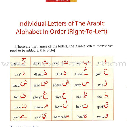 Al-Qaa'idah Al-Qur'aaniyyah, An Introduction to Tajweed