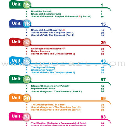 ICO Islamic Studies Textbook: Grade 7, Part 2 (With Access Code)