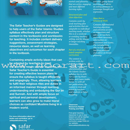 Safar Teacher's Guide for Islamic Studies: Level 5